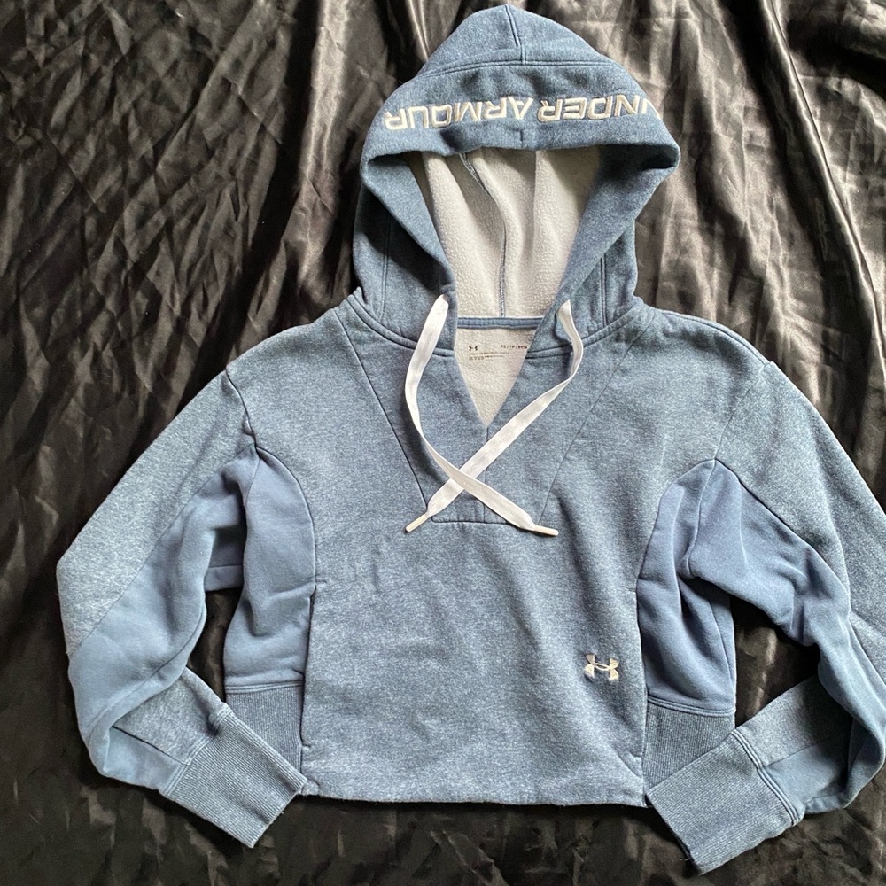 Under Armour Women's Heathered Blue Hoodie